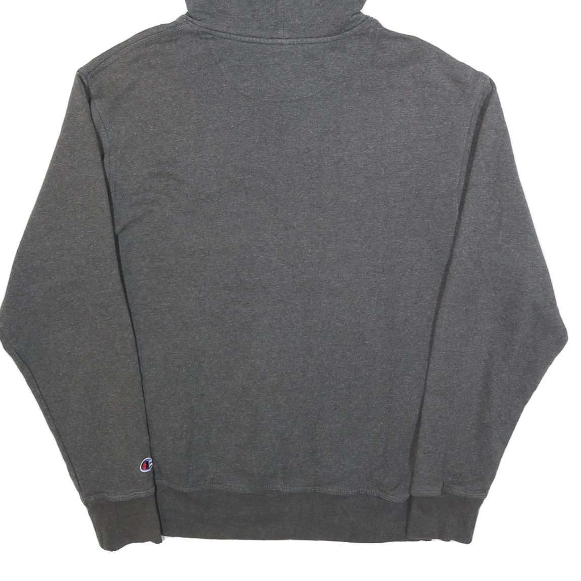 CHAMPION Mens Grey Hoodie M Cotton Blend Casual Pullover Sweatshirt