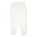 LEE Womens White Relaxed Jeans Cotton W32 L29 Classic Fit Zip Closure