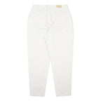 LEE Womens White Relaxed Jeans Cotton W32 L29 Classic Fit Zip Closure