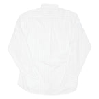 NETTLESTROTH Sparkle Mens Shirt White Striped Long Sleeve L