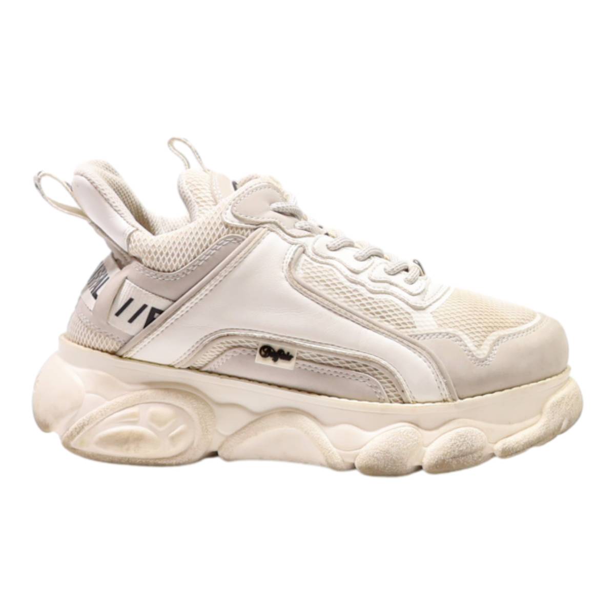 BUFFALO Sneaker Trainers White Synthetic Womens UK 5