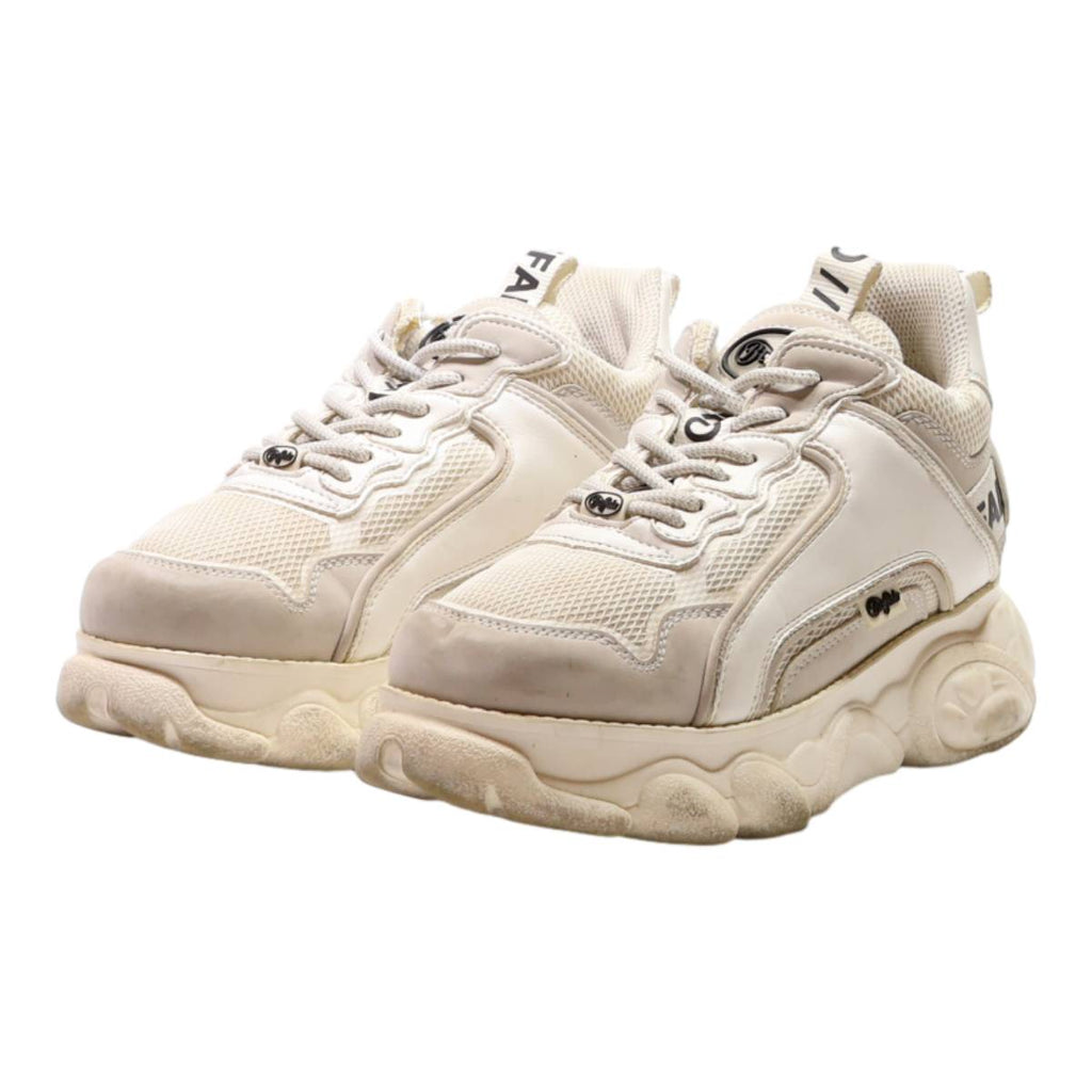 BUFFALO Sneaker Trainers White Synthetic Womens UK 5