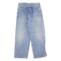 Mens Relaxed Blue Denim Cotton Blend Jeans W30 L27 Casual Zip Closure