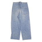 Mens Relaxed Blue Denim Cotton Blend Jeans W30 L27 Casual Zip Closure