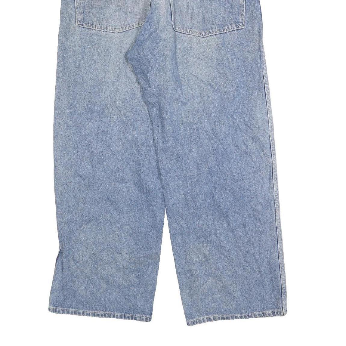 Mens Relaxed Blue Denim Cotton Blend Jeans W30 L27 Casual Zip Closure