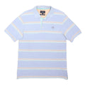 BLUE HARBOUR Mens Blue Striped Short Sleeve Polo Shirt S Cotton Casual