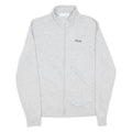 FILA Womens Grey Zip Jacket XS Cotton Blend Plain Casual Lightweight Logo
