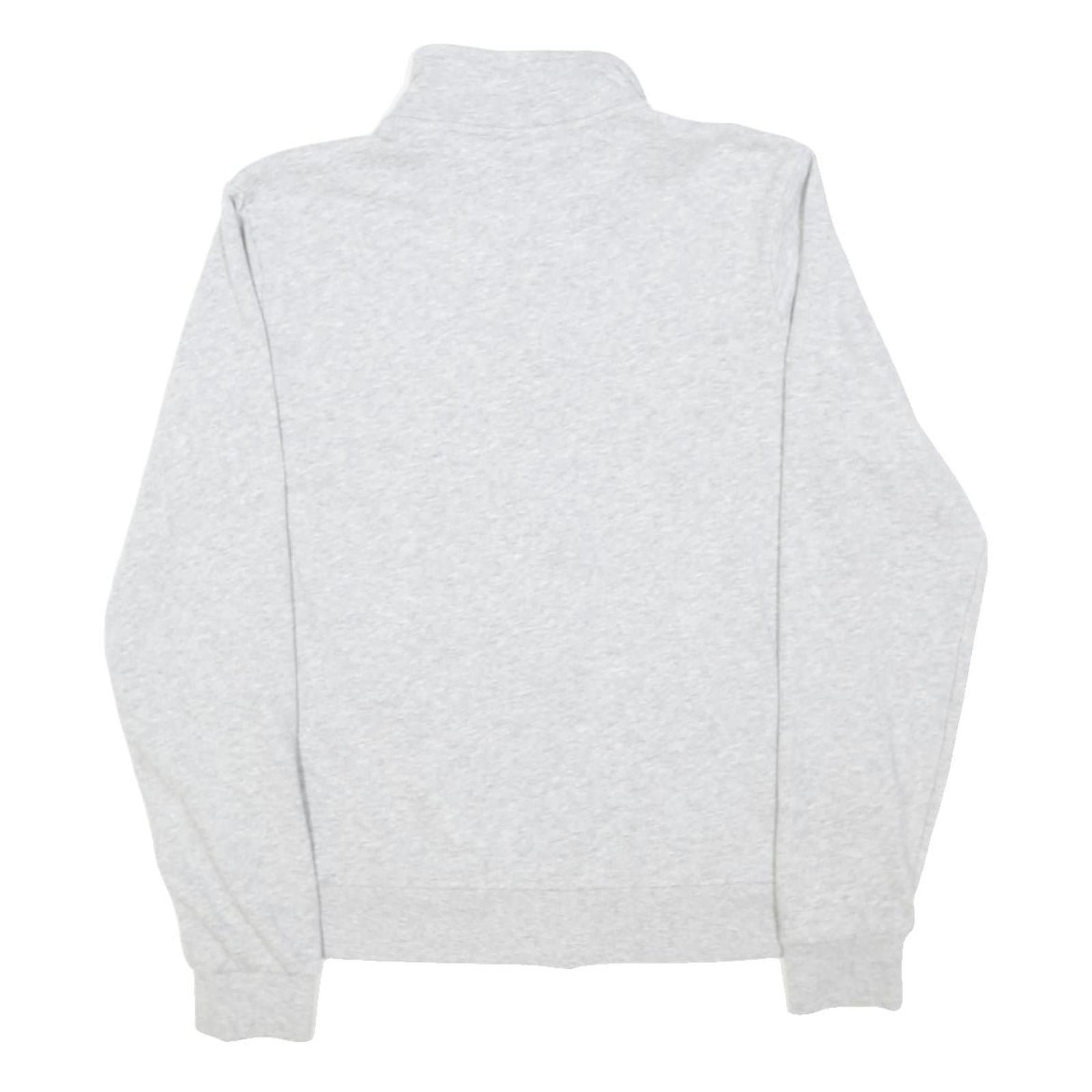 FILA Womens Grey Zip Jacket XS Cotton Blend Plain Casual Lightweight Logo