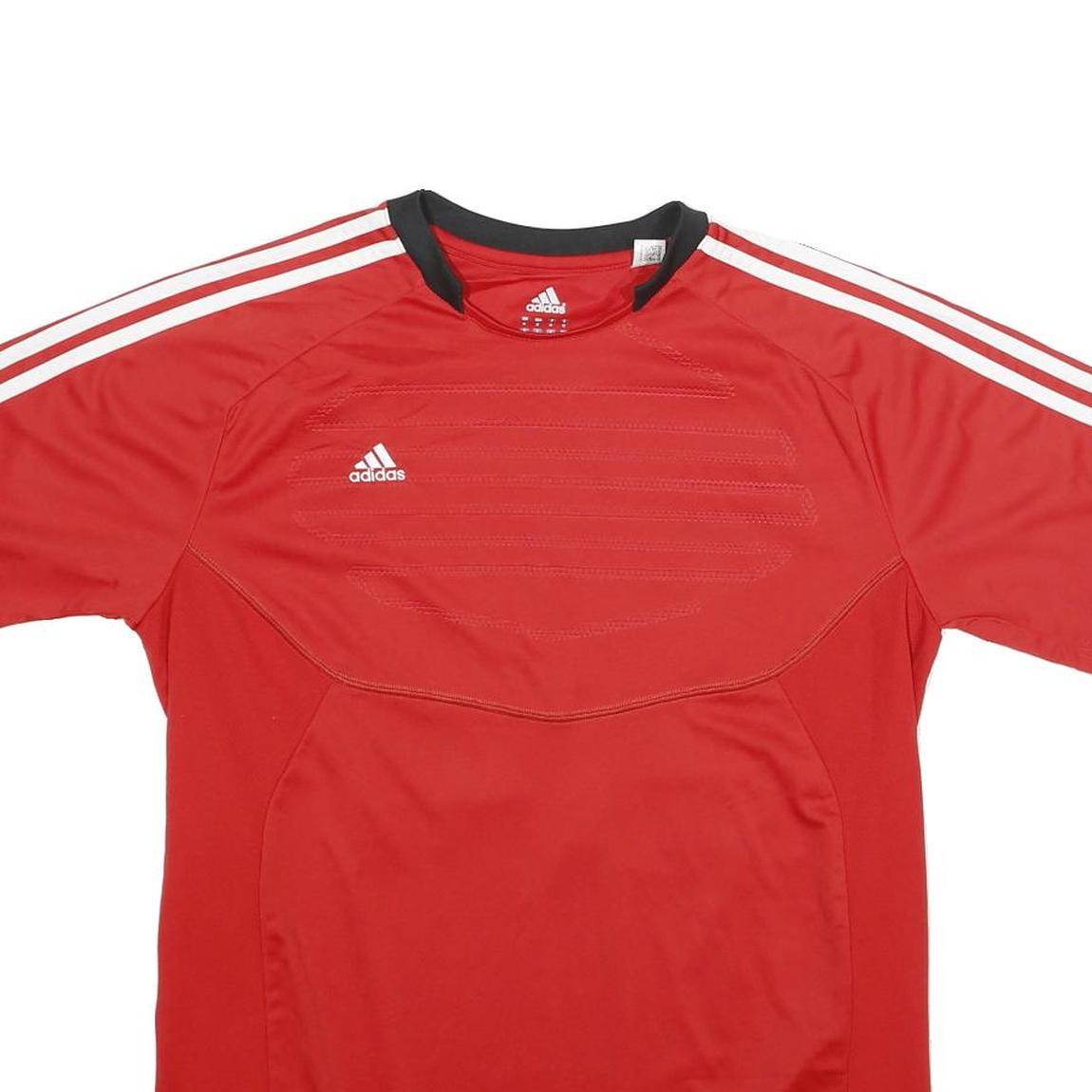ADIDAS Mens Red Classic T-Shirt M Short Sleeve Crew Neck Sports Number 20
