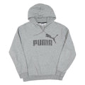 PUMA Womens Grey Hoodie XS Cotton Pullover Casual Sportswear