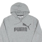 PUMA Womens Grey Hoodie XS Cotton Pullover Casual Sportswear