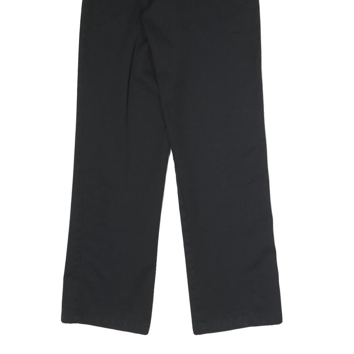 DICKIES Mens Black Classic Straight Trousers W30 L34 Workwear Durable