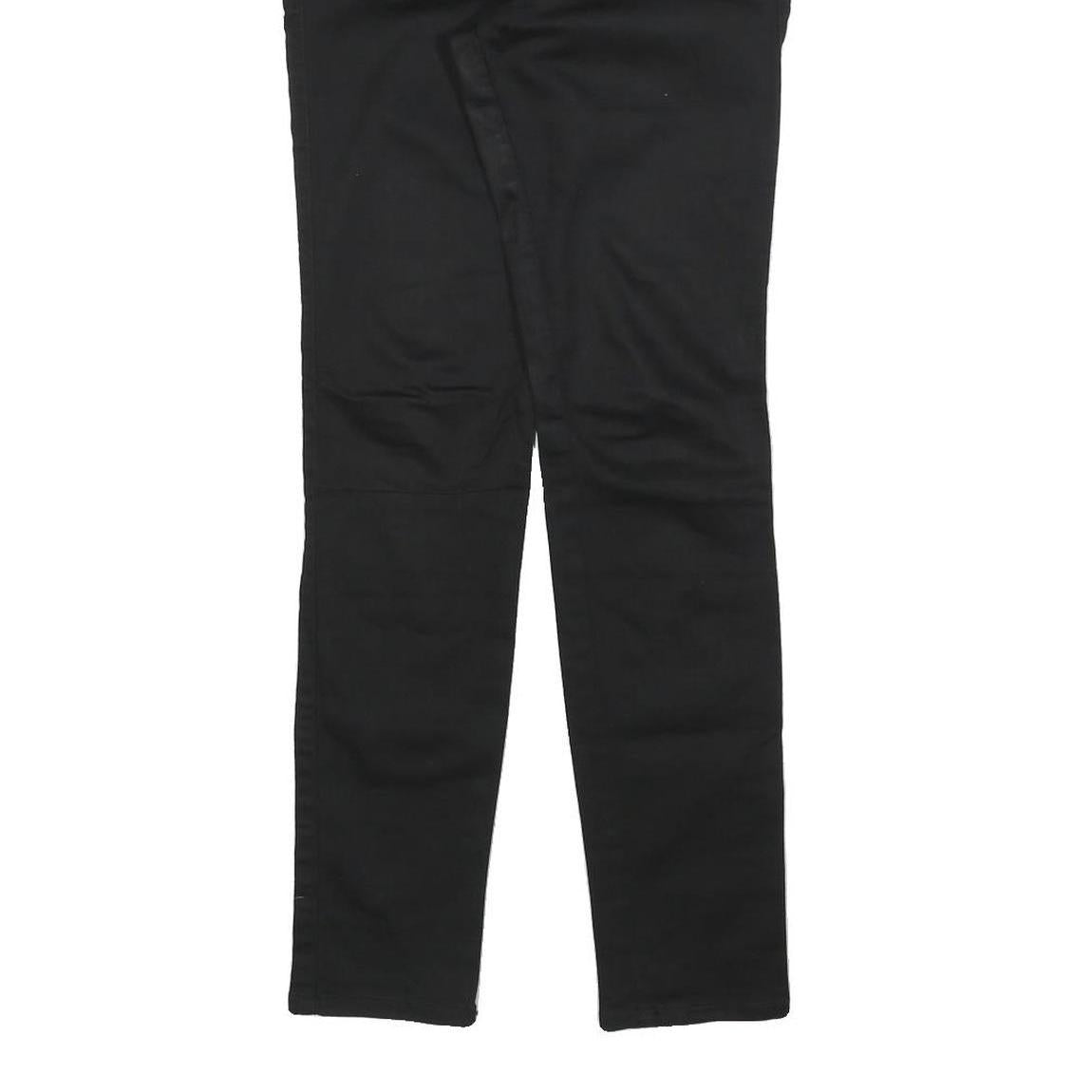 DIESEL Womens Slim Black Denim Jeans W28 L30 Cotton Blend Zip Casual Stylish