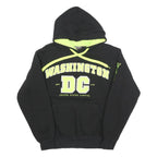 DC Mens Black Hoodie S Washington DC Cotton Blend Pullover Hooded Sweatshirt