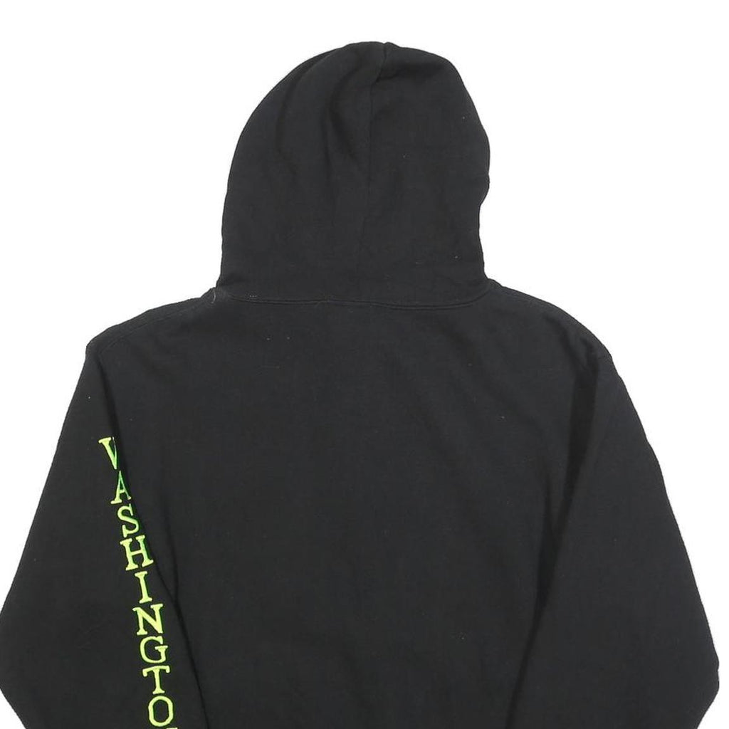 DC Mens Black Hoodie S Washington DC Cotton Blend Pullover Hooded Sweatshirt