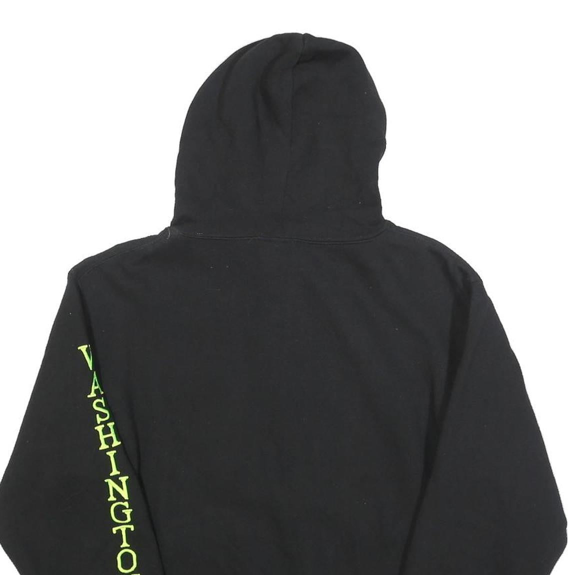 DC Mens Black Hoodie S Washington DC Cotton Blend Pullover Hooded Sweatshirt