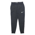 NIKE Mens Joggers Black Slim Tapered S W28 L26 Polyester Blend Sportswear