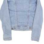 LEVI'S Womens Blue Denim Jacket S Cotton Button Closure Classic Fit Lightweight