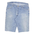 WRANGLER Mens Denim Shorts Light Blue XL W36 Classic Cotton Blend Casual