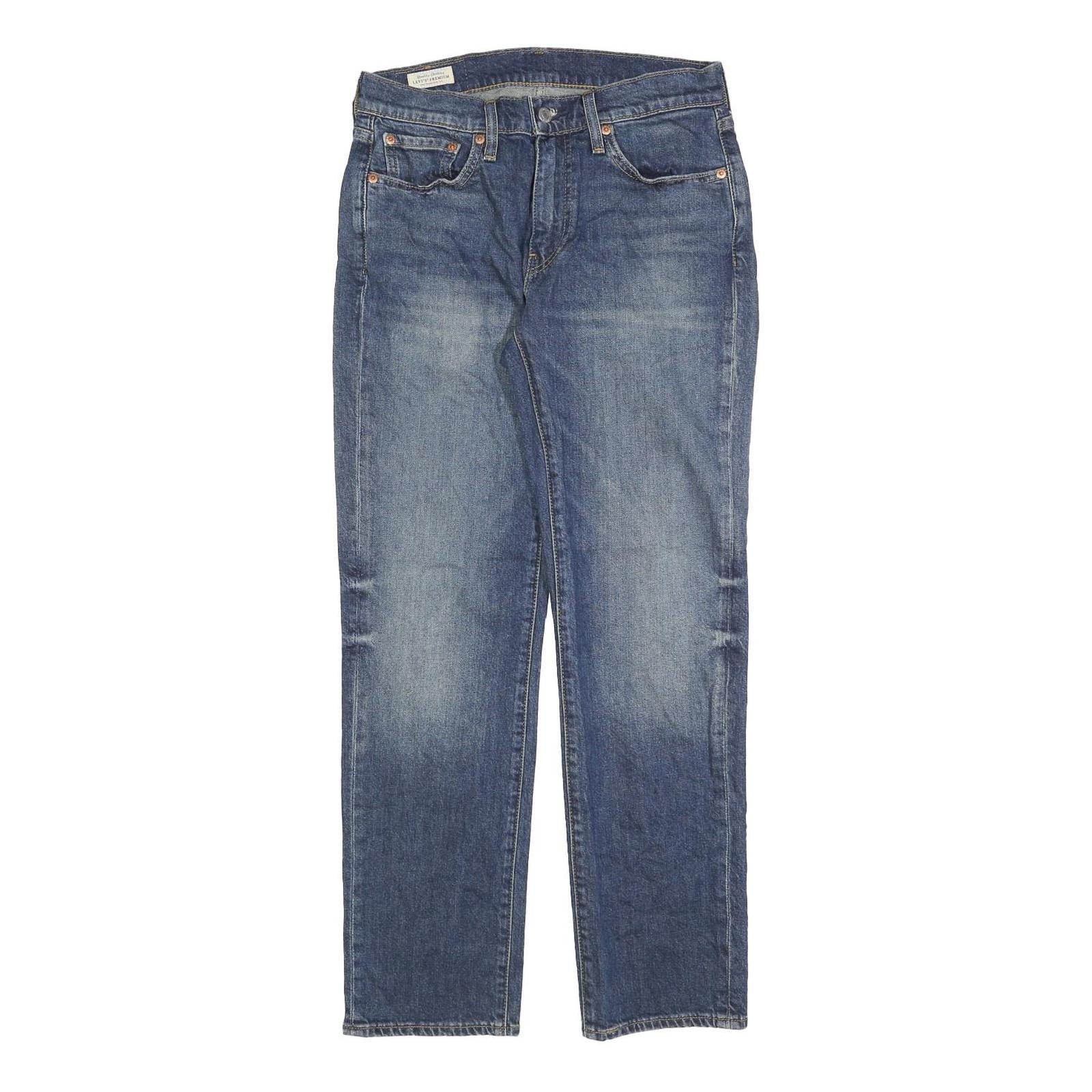 LEVI'S 514 Classic Mens Jeans Blue Classic Straight Denim Medium W29 L30 Stylish