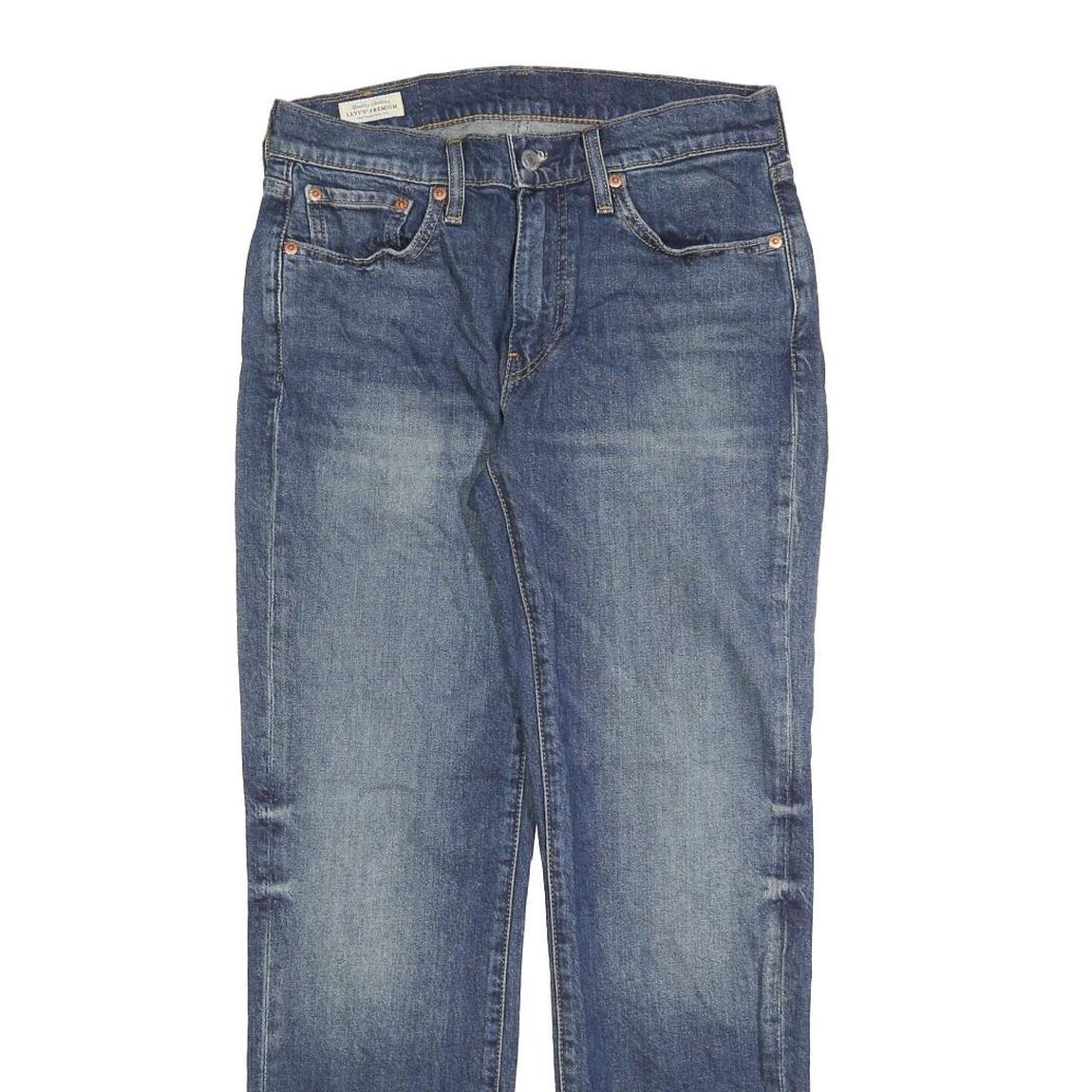 LEVI'S 514 Classic Mens Jeans Blue Classic Straight Denim Medium W29 L30 Stylish