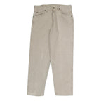 WRANGLER Mens Jeans Beige Regular Straight Denim Light W30 L34 Classic Fit Zip