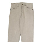 WRANGLER Mens Jeans Beige Regular Straight Denim Light W30 L34 Classic Fit Zip