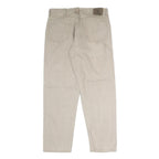 WRANGLER Mens Jeans Beige Regular Straight Denim Light W30 L34 Classic Fit Zip