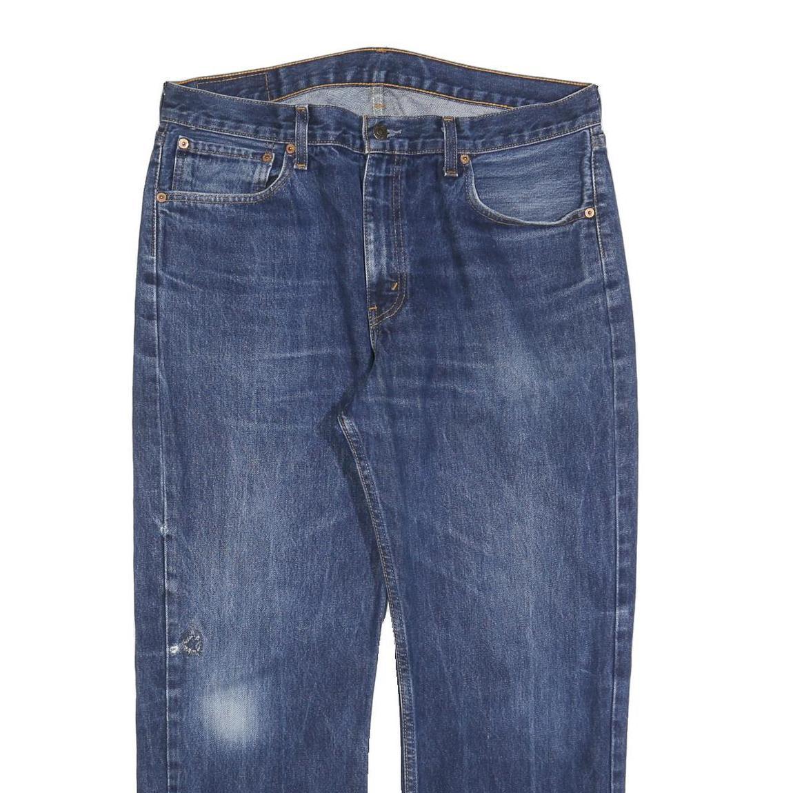 LEVI'S 751 Mens Jeans Blue Relaxed Straight Denim Medium W36 L27 Classic Style