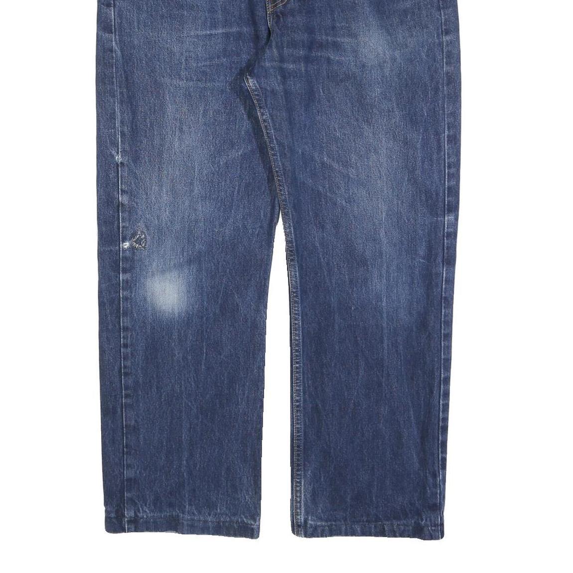 LEVI'S 751 Mens Jeans Blue Relaxed Straight Denim Medium W36 L27 Classic Style