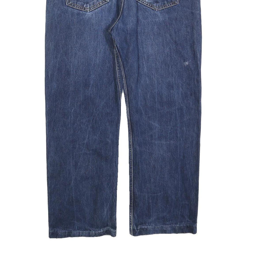 LEVI'S 751 Mens Jeans Blue Relaxed Straight Denim Medium W36 L27 Classic Style
