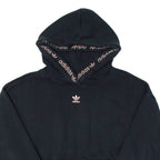 ADIDAS Cropped Womens Black Hoodie UK 6