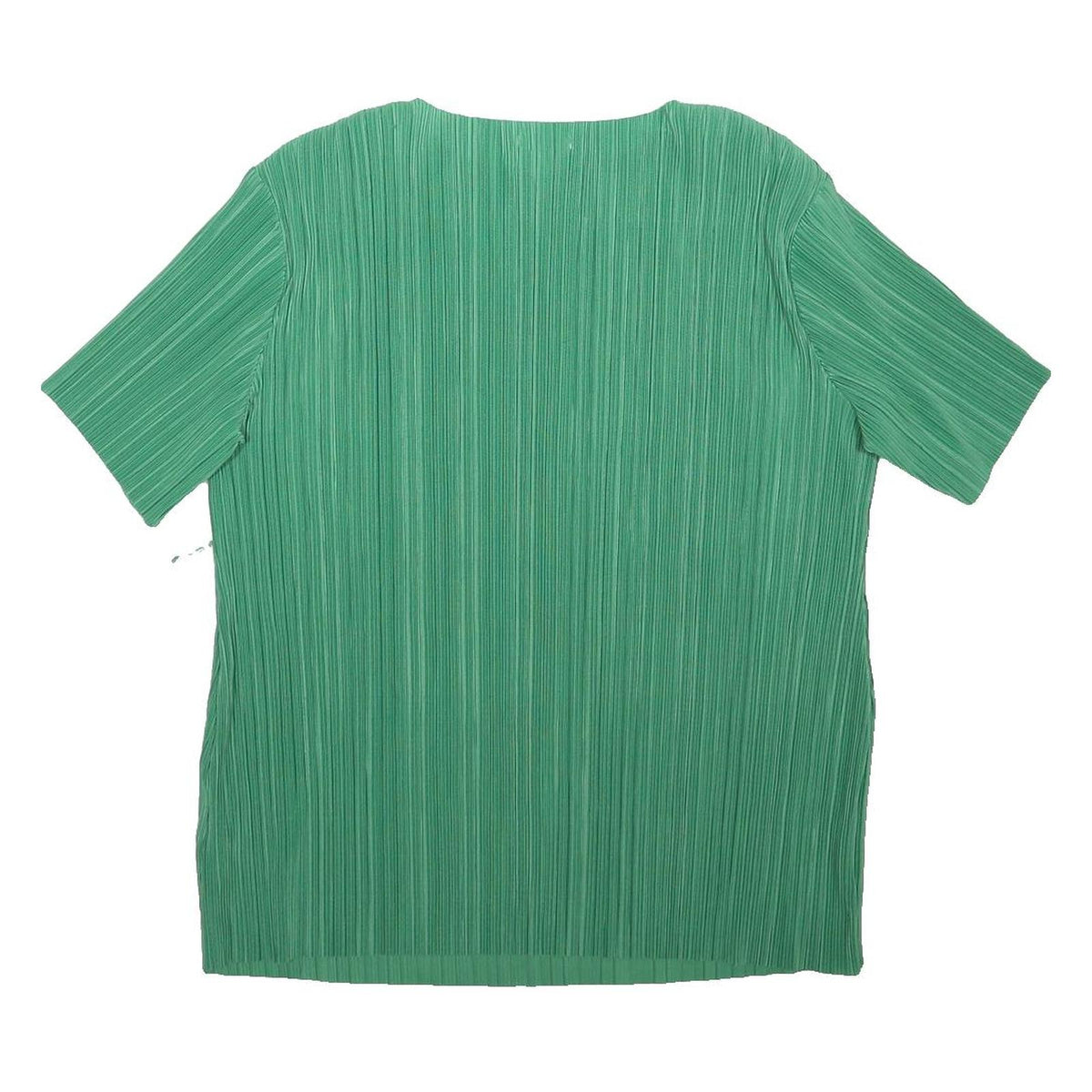 H&M Maternity Womens Green Ribbed Top Short Sleeve Round Neck M Casual Comfort
