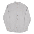 CARHARTT Mens Grey Button-Down Cotton Blend Shirt L Casual Workwear Durable