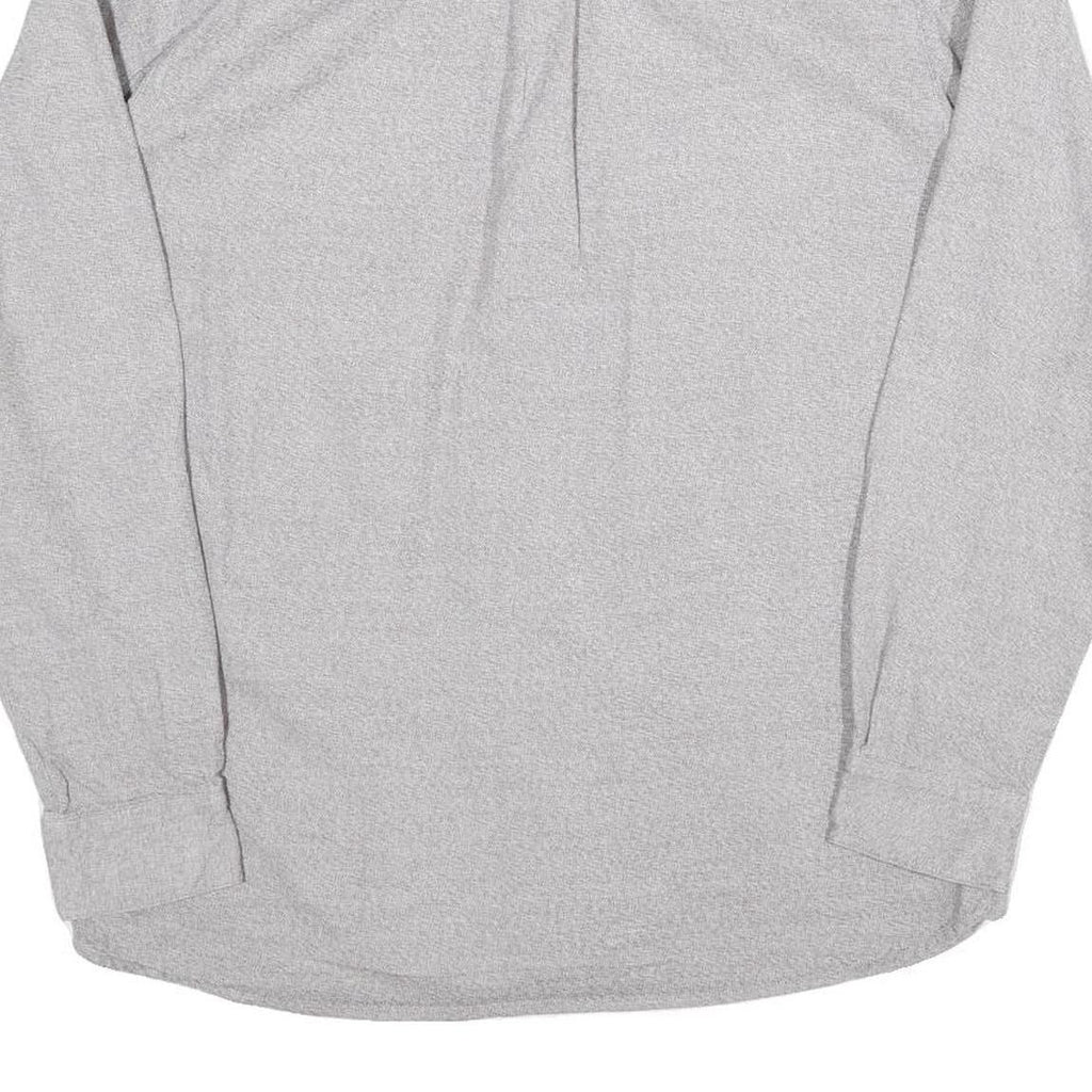 CARHARTT Mens Grey Button-Down Cotton Blend Shirt L Casual Workwear Durable