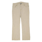 RALPH LAUREN POLO JEANS COMPANY Womens Cotton Blend Beige Regular Fit Straight