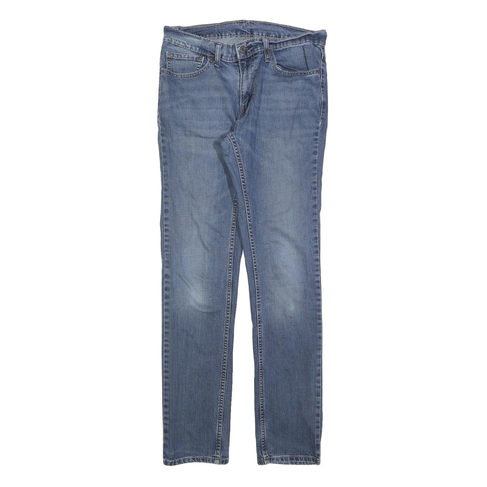 LEVI'S 511 Slim Mens Jeans Blue Slim Skinny Denim Medium W31 L34 Classic Fit