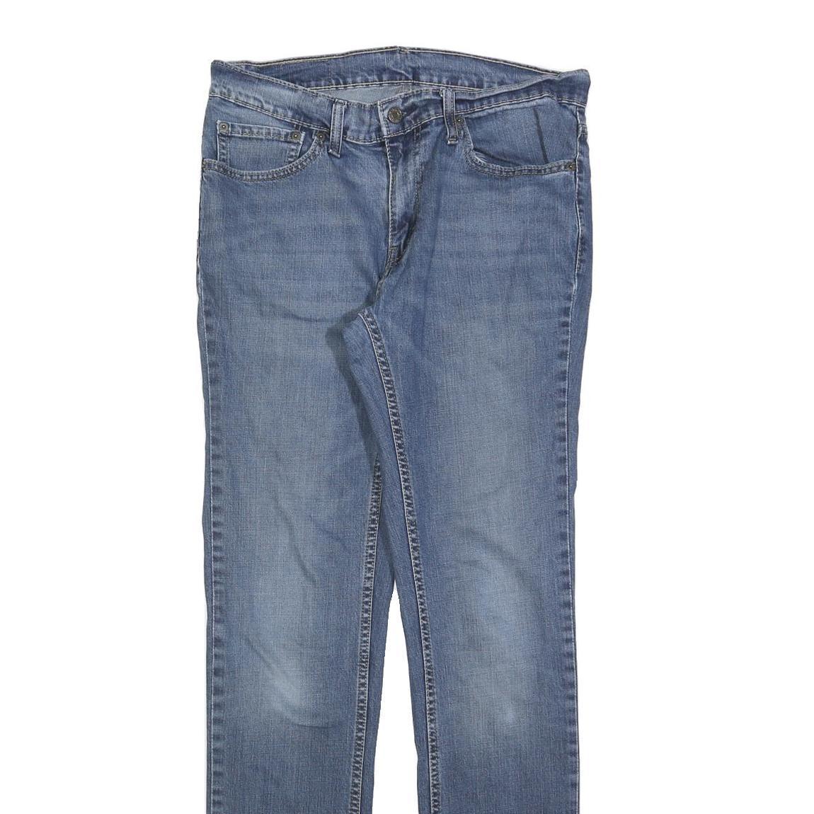 LEVI'S 511 Slim Mens Jeans Blue Slim Skinny Denim Medium W31 L34 Classic Fit