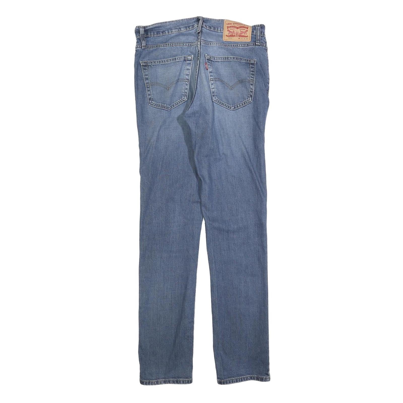 LEVI'S 511 Slim Mens Jeans Blue Slim Skinny Denim Medium W31 L34 Classic Fit