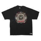 Rare WWE 2007 Mens Black Cotton Blend Graphic T-Shirt 2XL Short Sleeve Wrestling