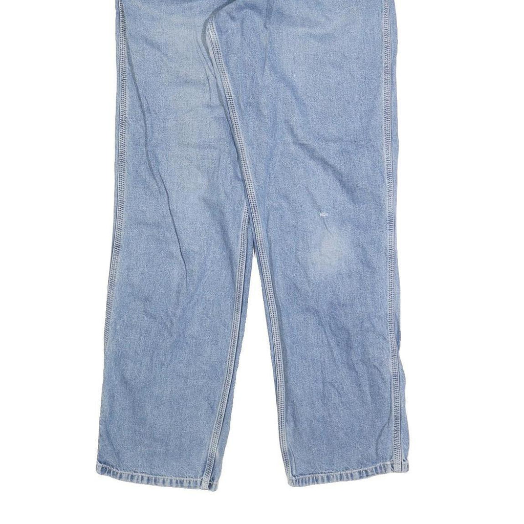 CARHARTT Mens Regular Fit Blue Denim Jeans W28 L32 Classic Cotton Blend Zip