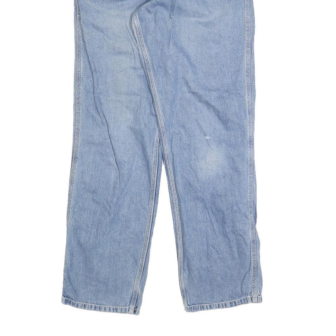 CARHARTT Mens Regular Fit Blue Denim Jeans W28 L32 Classic Cotton Blend Zip