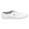 LACOSTE Leder Sneaker Mens Low Top Trainers White UK 7 Casual Footwear