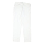 LAUREN RALPH LAUREN Womens White Regular Denim Straight Jeans W34 L29 Stylish