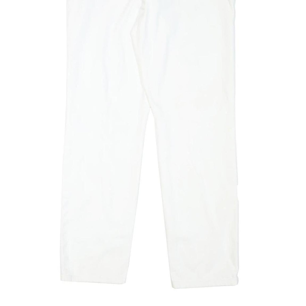 LAUREN RALPH LAUREN Womens White Regular Denim Straight Jeans W34 L29 Stylish