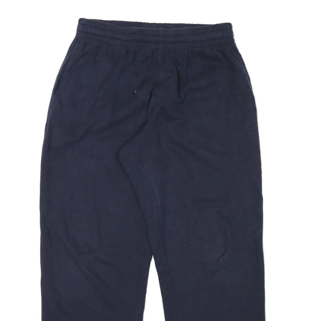 FILA Mens Joggers Blue M W28 L28 Cotton Blend Relaxed Straight Fit Casual