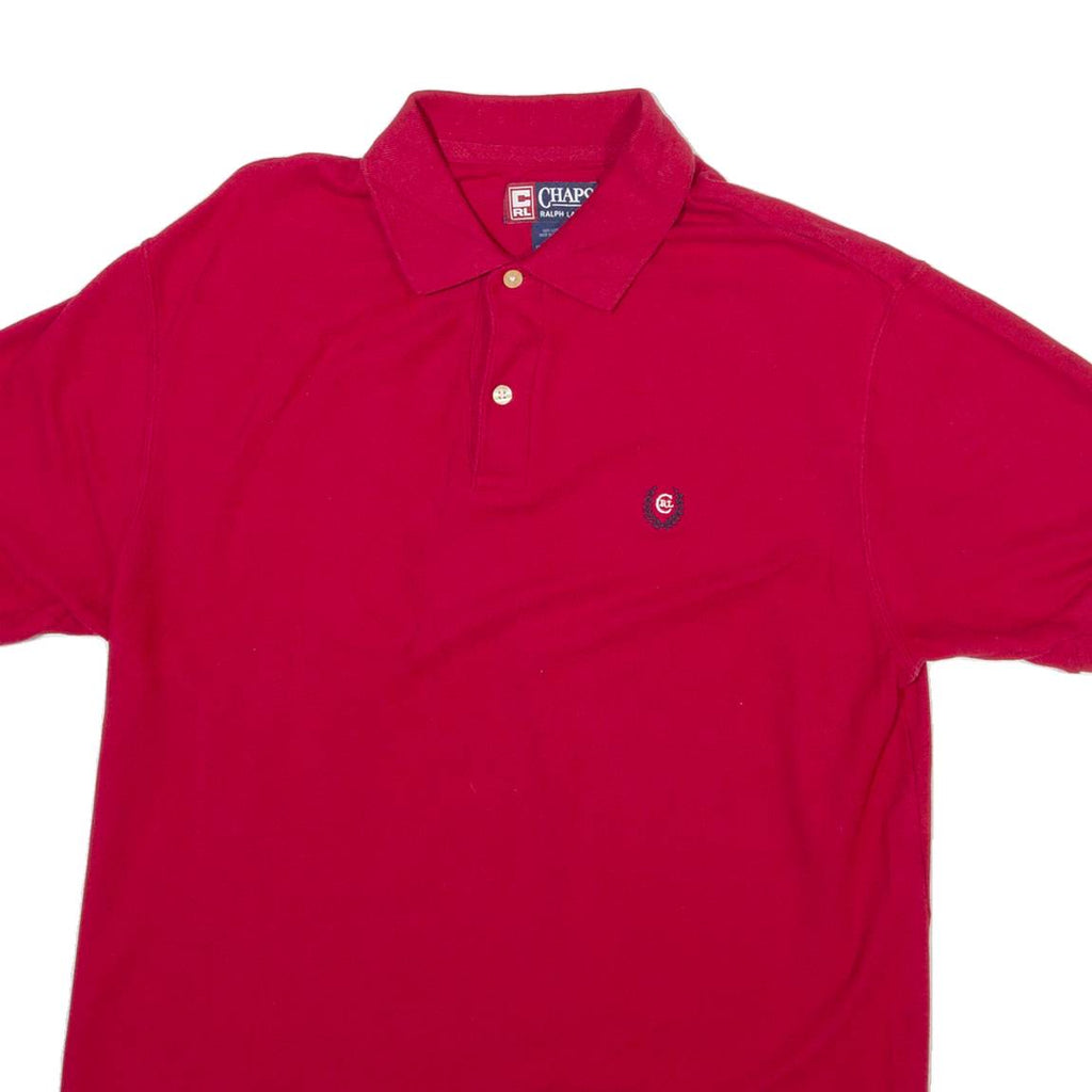 CHAPS Mens Polo Shirt Red M