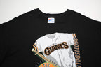 HANES Mens Black San Francisco Giants Graphic T-Shirt XL Short Sleeve Crew Neck