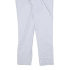 GAP Womens Cotton Blend Light Blue Slim Straight Trousers W30 L30 Casual Chic
