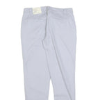 GAP Womens Cotton Blend Light Blue Slim Straight Trousers W30 L30 Casual Chic